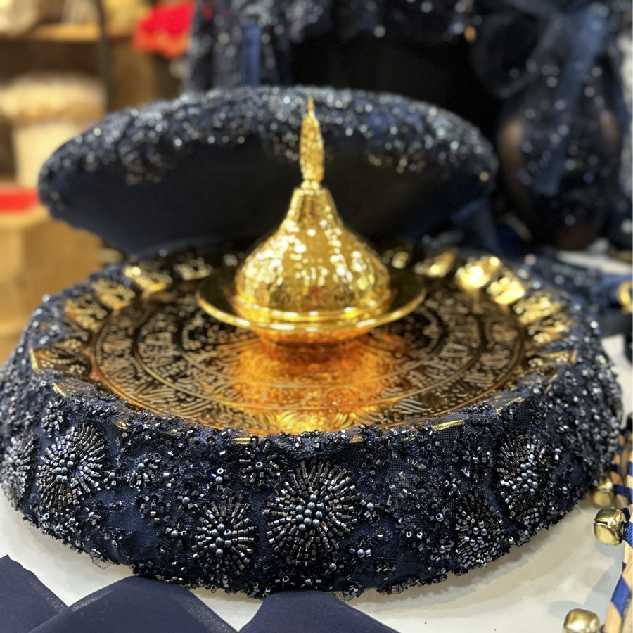 Full İşlemeli Sepet Tepsi