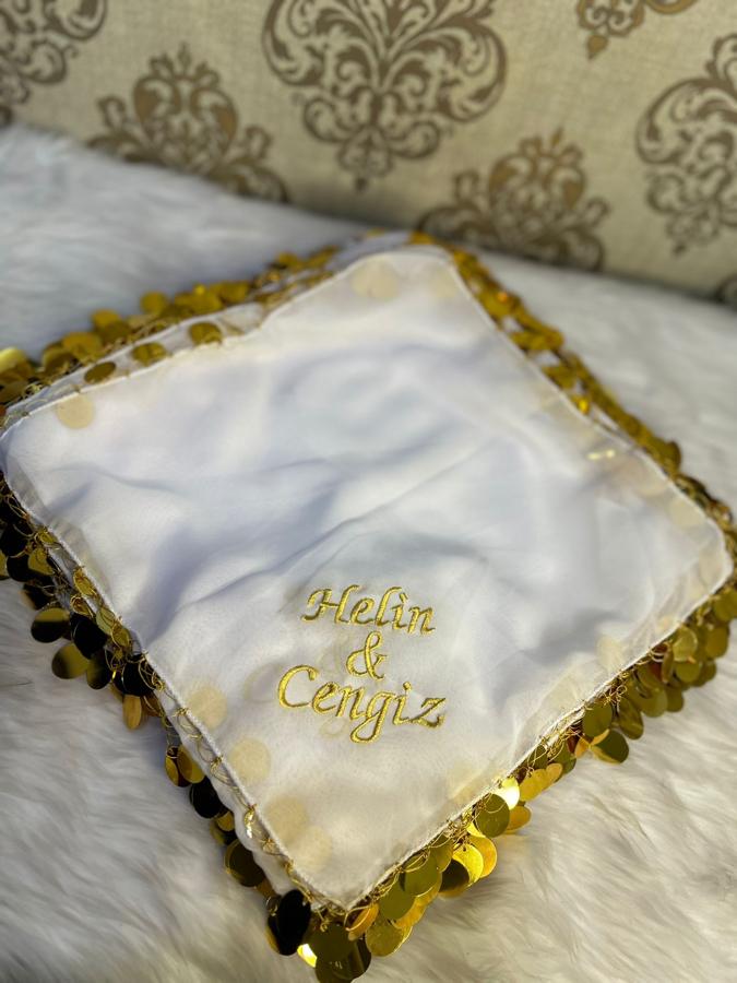 Beyaz Renk İsimli Halay Mendili