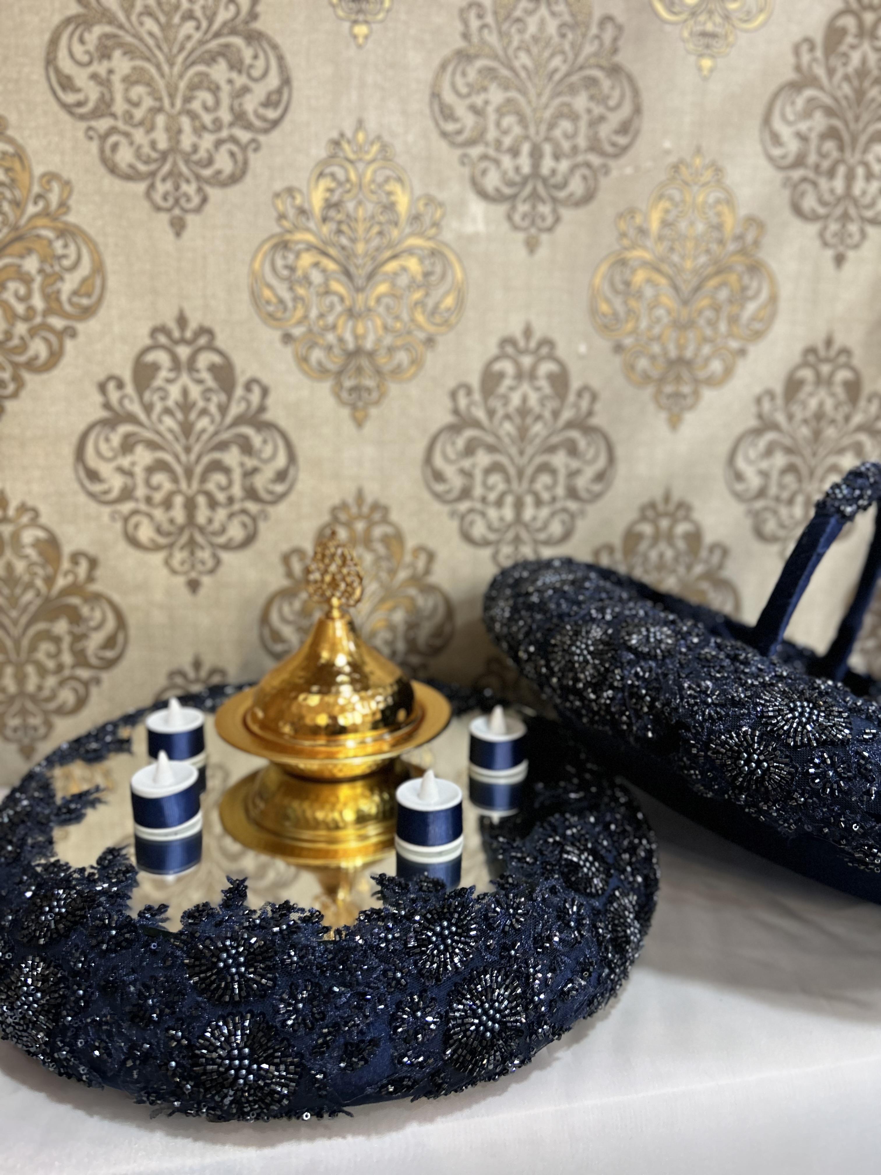 Full İşlemeli Sepet Ve Tepsi