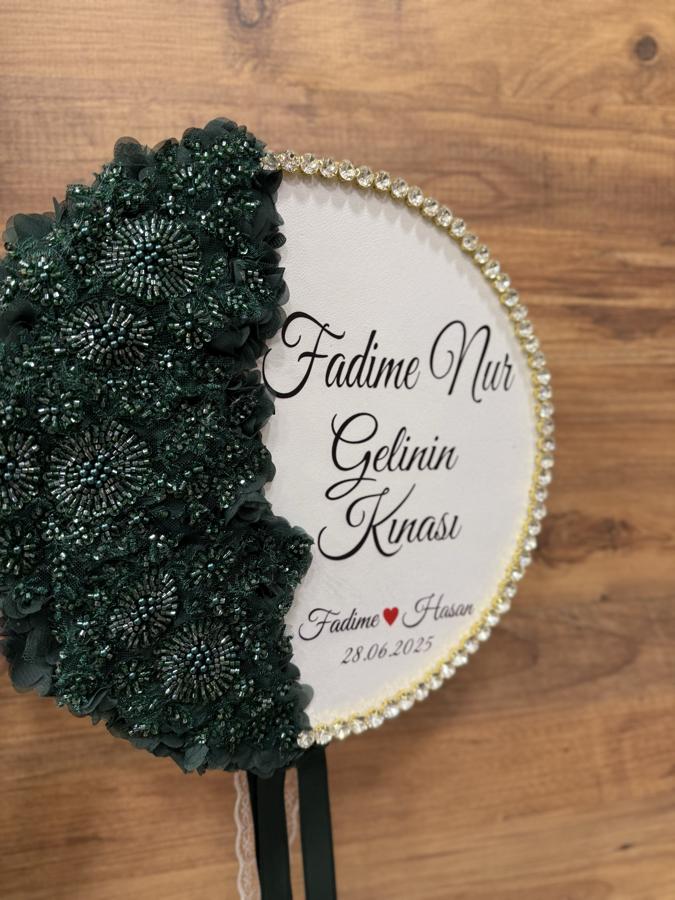 İşlemeli Gelin Tefi