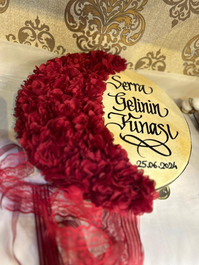 Lazer Çiçekli Gelin Tefi