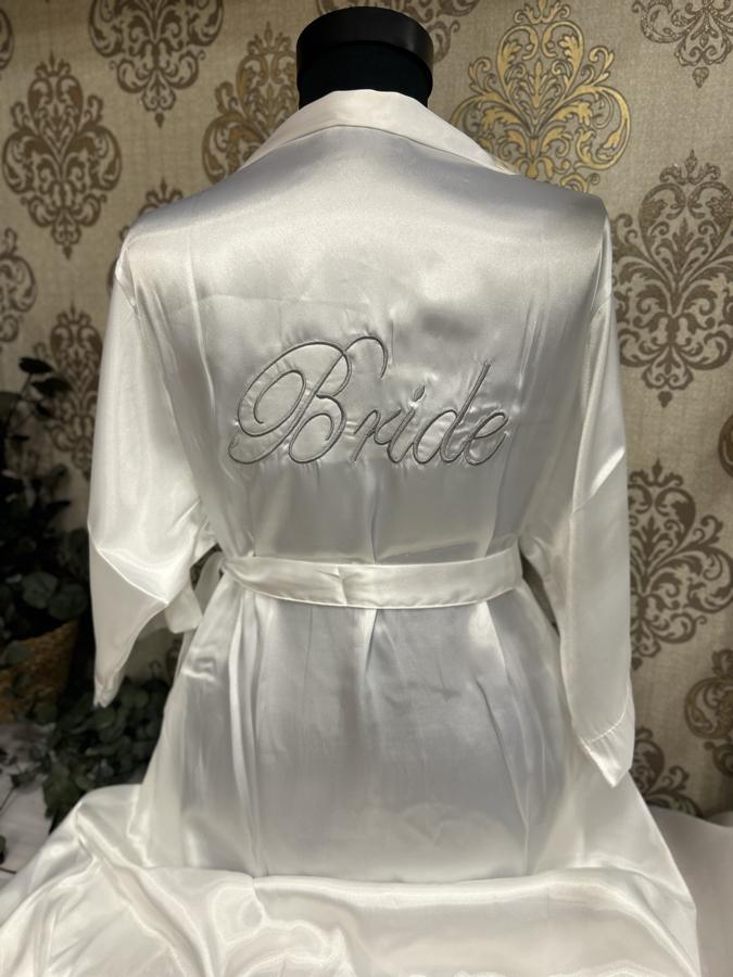 Beyaz Bride Sabahlık