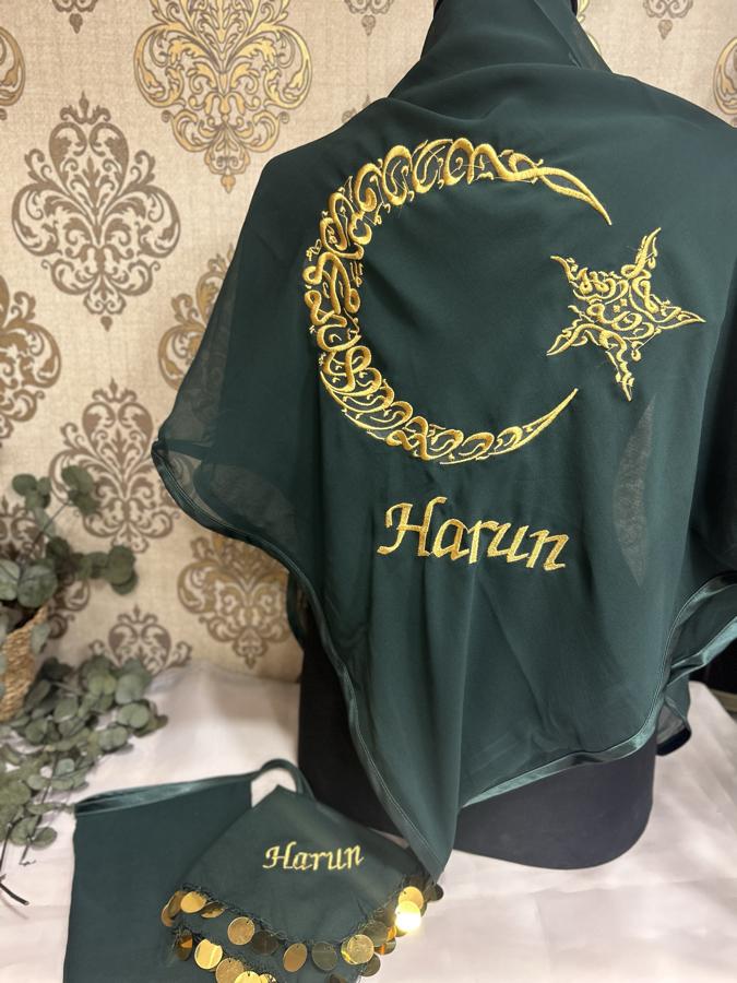 İsimli Damat Örtüsü ve Mendili