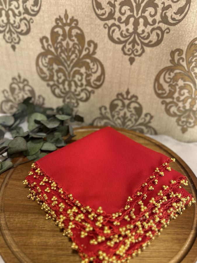 Gold İncili Halay Mendili