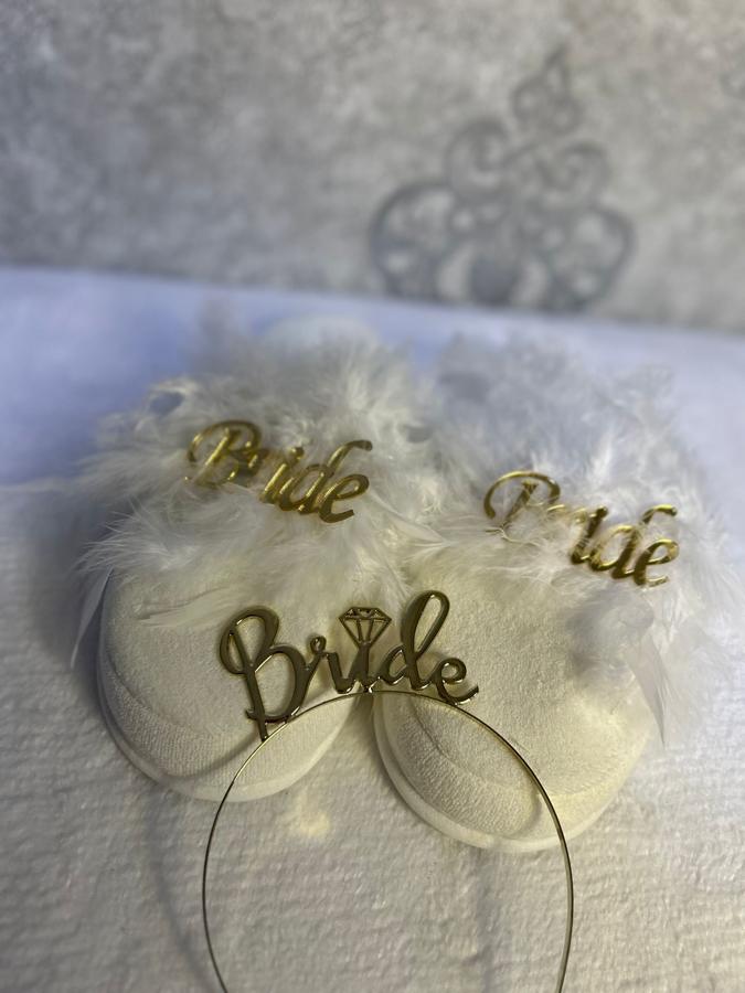 Bride Terlik Taç Seti