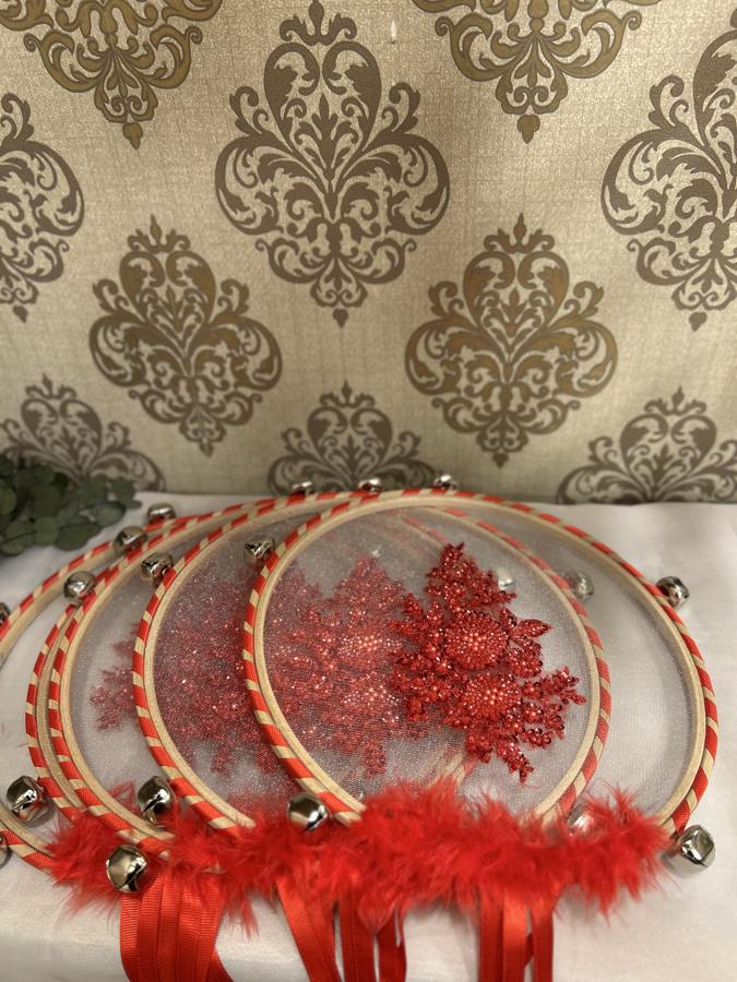 İşlemeli,Tüylü Nedime Tefi