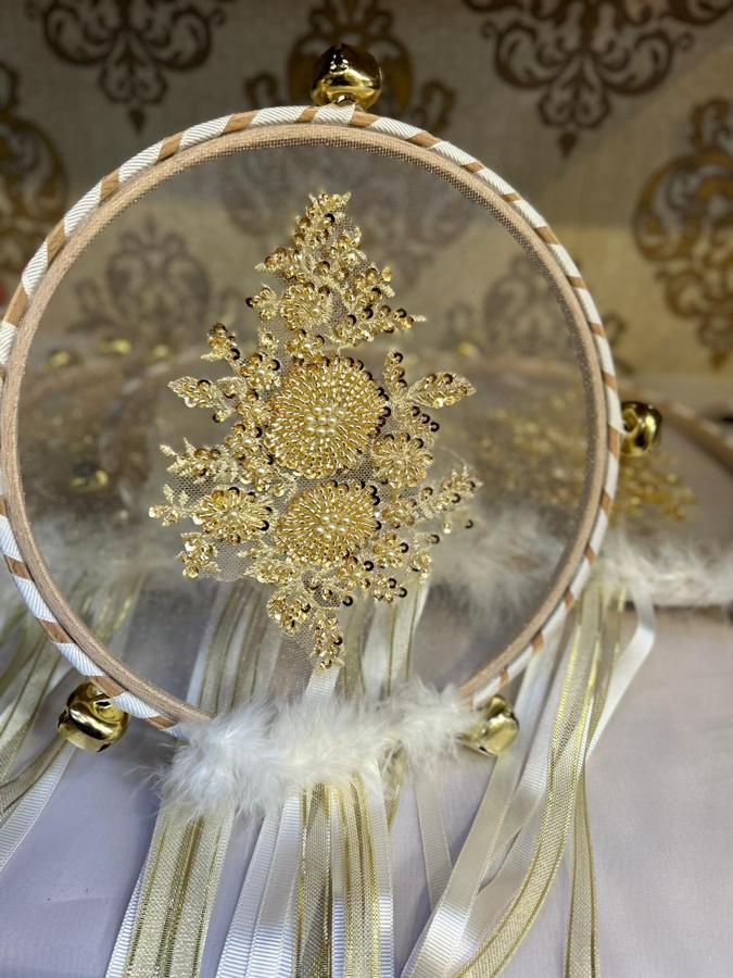 İşlemeli,Tüylü Nedime Tefi