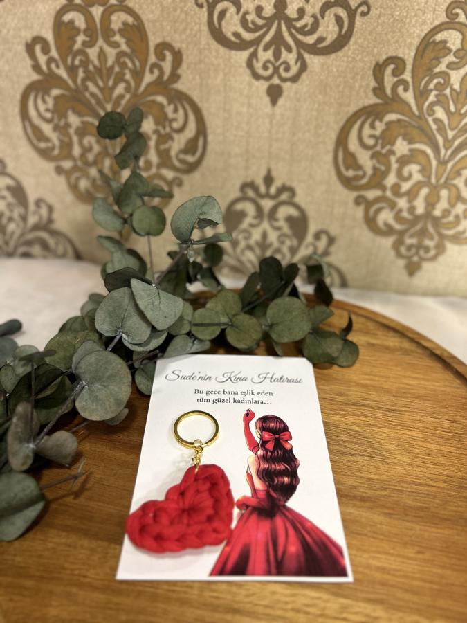 Kalpli Örgü Anahtarlık