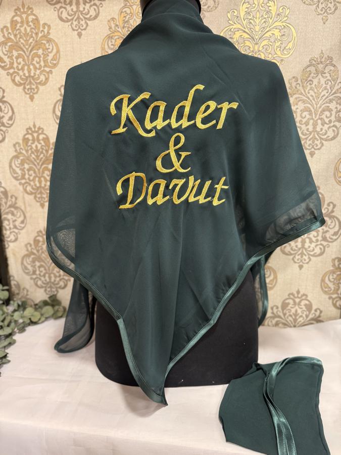 İsimli Damat Örtüsü