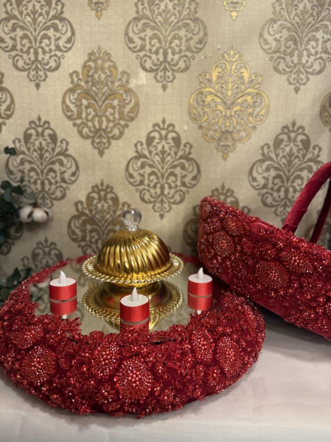 Full İşlemeli Sepet ve Tepsi