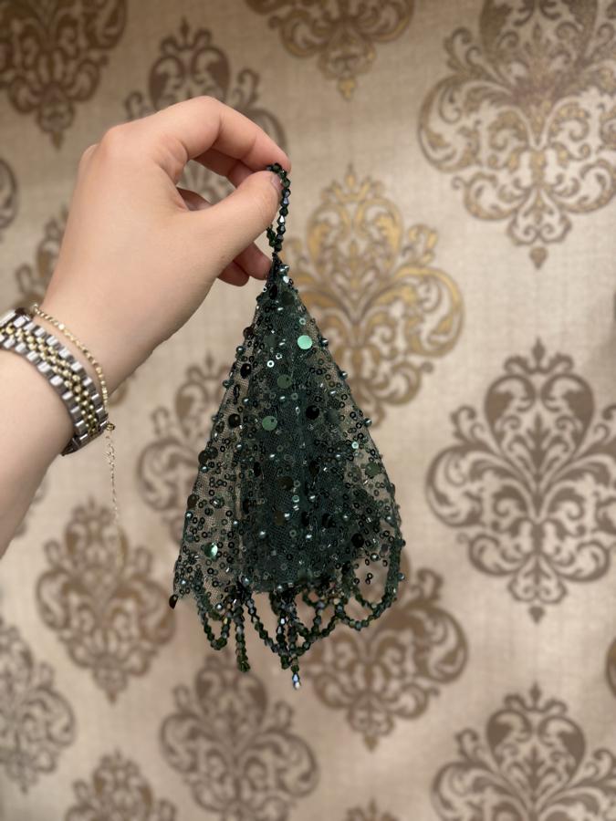 Zümrüt Yeşili Gelin Mendili