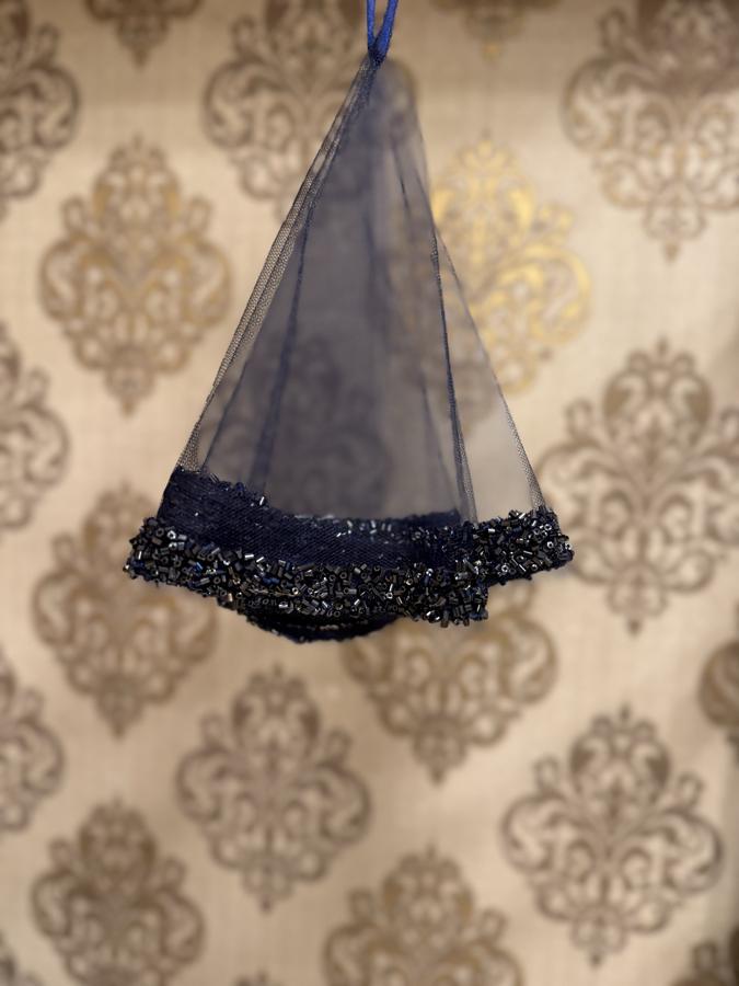 Lacivert Gelin Mendili