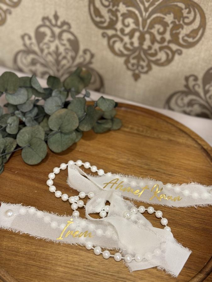 İsimli İncili İpek Kurdele