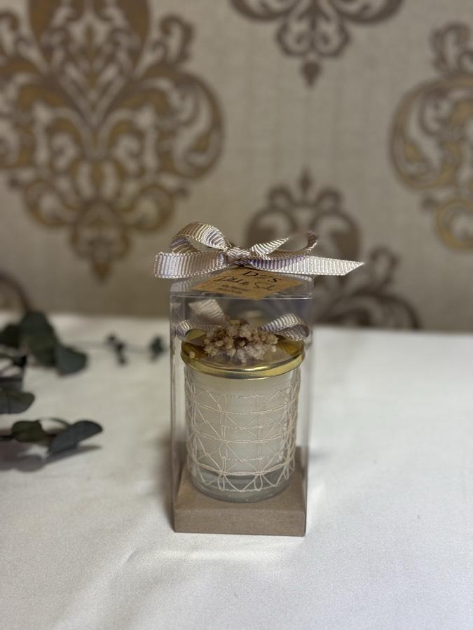 Kutulu Kapaklı Cam Mum