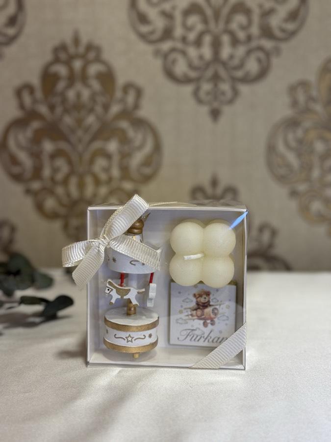 Atlı Karınca, Mum, Çikolata Seti