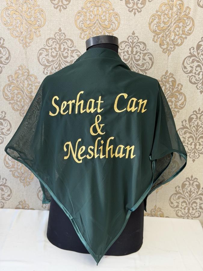 Nakışlı Damat Örtüsü
